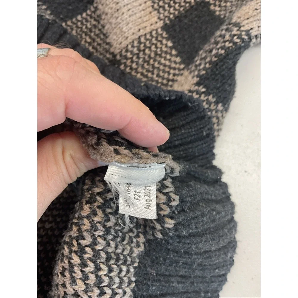 SmartWool‎ Men's Buff Check Cozy Lodge Flint Heather Sweater Size X-Large